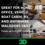 3D Odor Eliminator Total Release Fogger, Powerful Air Freshener and Odor Control, Aerosol Bomb Neutralizes Unwanted Smells in Home Office RV, Sea