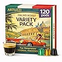 Artuzzi 120ct Compatible Nespresso Coffee Pods For Nespresso Original Machines | Espresso Ristretto Lungo Coffee Capsules | Espresso Variety Pack I
