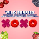 LIFE SAVERS Gummies Wild Berries Message Hearts & Rings, Valentines Day Candy, 8 oz Heart Box, Gummy Candy
