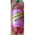 Schweppes Ginger Ale Raspberry 2 Liter Bottle Naturally Flavored One Bottle