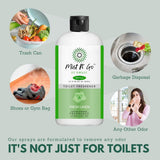 Mist N' Go by OMAZE Bathroom Odor Spray for Toilet Spray Refill Bottle - Multitasking Toilet Spray - Bathroom Spray Odor Eliminator for Strong Odors |