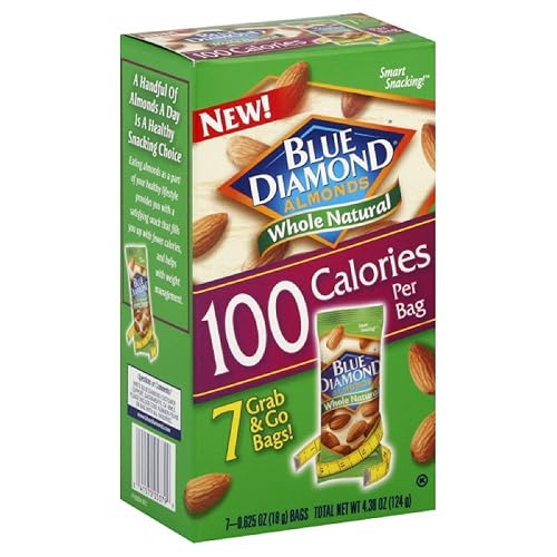 Blue Diamond Whole Natural 100 Calories, 5-ounces (Pack of6)