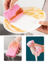 METUUTER 12-Count Kitchen Sponges- Compressed Cellulose Sponges Non-Scratch Natural Dish Sponge for Kitchen Bathroom Cars, Funny Cut-Outs DIY