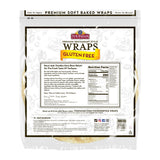 Toufayan Gluten Free 12" Sandwich Wraps - Bulk Wholesale Case, Premium Foodservice Tortillas (6 Pack, 72 Wraps Total)