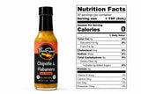 Chipotle & Habanero Hot Sauce by Fresco Sauce - Hot ones Season 12- Chipotle & Habanero Peppers - Flavorful - All Natural- Vegan - Gluten Free - 5 fl