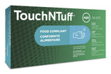 Ansell Touch n Tuff 92-675 Disposable Nitrile Gloves Chemical Protection, Latex-Free, Powder-Free Glove for Food Preparation, Mechanics or DIY
