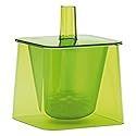 Gedy Seventy Collection Modern Green Toilet Brush Holder, Green