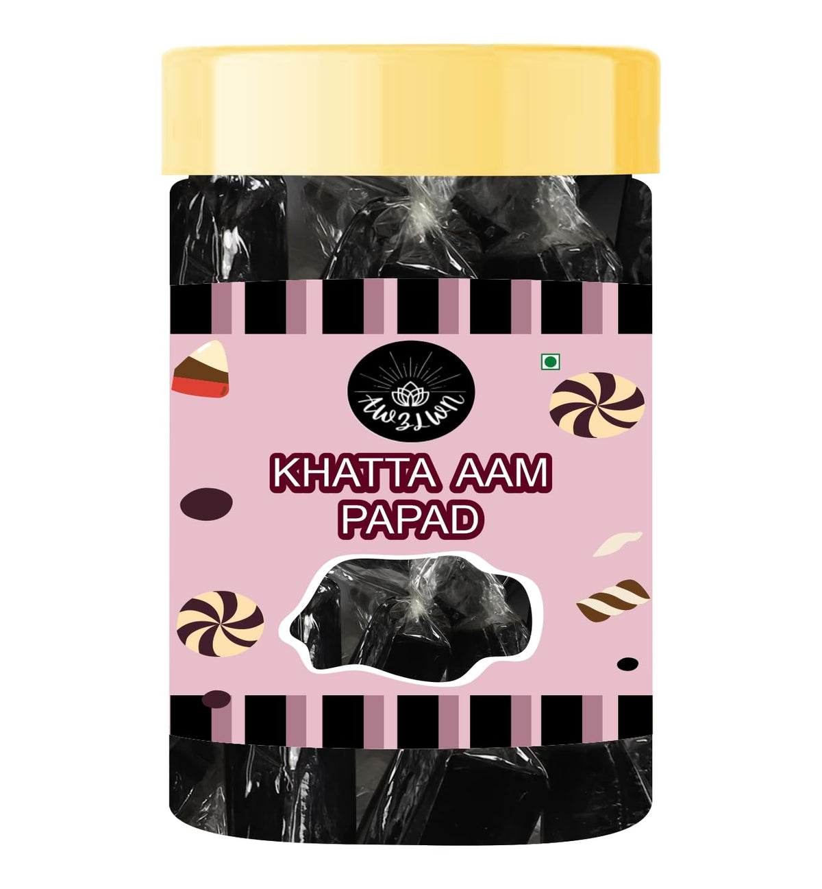Awzlwn Indian Taste Candy (5.29 OZ / 150 GM, Khatta Aam Papad)