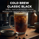 Maud's Cold Brew Dark Roast Coffee Pods, 18 ct, Single Serve Pods - 100% Arabica Coffee, Compatible with Keurig K Cups Maker