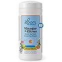 Loom Wipes All Purpose Natural Cleaning Wipes - Vinegar & Citrus Powered Multi Surface Cleaner - 50 Count