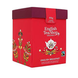 English Tea Shop Organic Fairtrade English Breakfast - 80g Whole Leaf Tea Pack, 80g