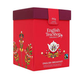 English Tea Shop Organic Fairtrade English Breakfast - 80g Whole Leaf Tea Pack, 80g