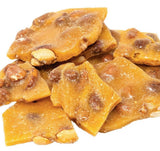 Peanut Brittle - 1 lb Fresh Crunchy Candy Made with Roasted Peanuts and Caramelized Sugar for Gifts, Parties, Dessert Tables, Offices, and Snack Bowls