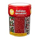 Food Items Sprinkle Mix, Traditional Christmas, 6-Cell