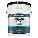 Chemwell Oxalic Acid (40 lbs) - 99.6% Pure Industrial Grade Rust Remover & Wood Bleach | Powerful Cleaner for Metal, Stone, and Concrete | Resealable