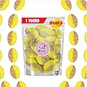 Banana Sweet Ovals - 1 LB Soft & Chewy Swedish Candy | Banana Toffee Caramel Flavor | Vegan, Gluten?Free & Gelatin?Free Foam Gummies | Imported from