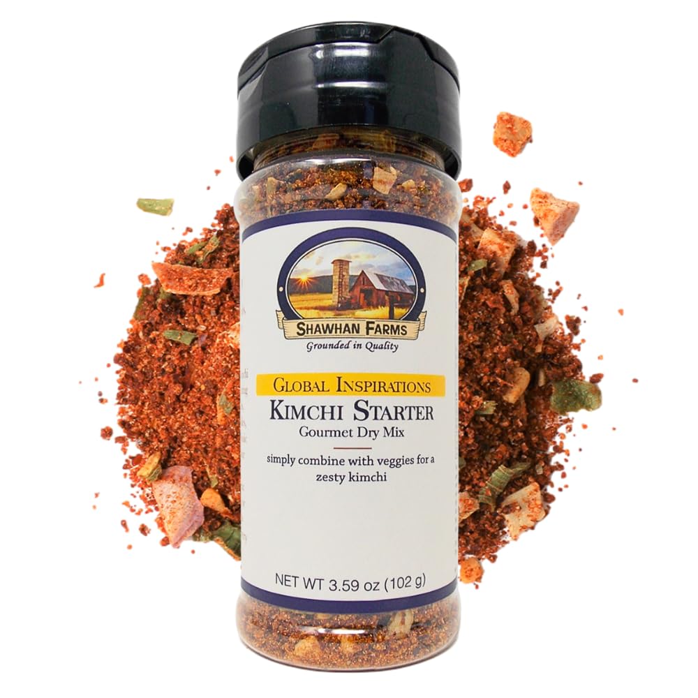 Kimchi Starter Seasoning, No Fish Sauce, Gochugaru, Shawhan Farms, 3.59 oz