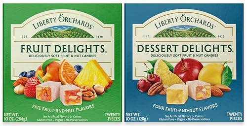 Liberty Orchards Fruit Delights and Dessert Delights, 20 oz. Bundle