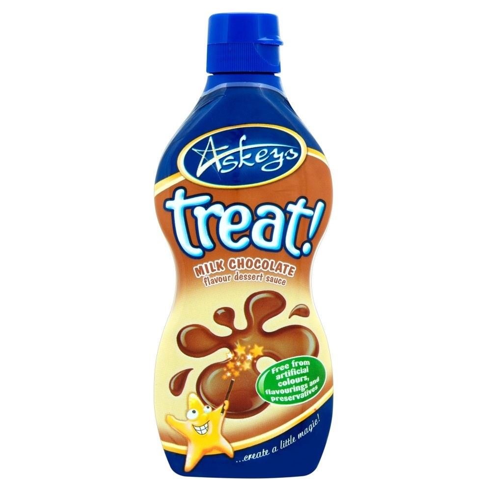Askeys Treat Milk Chocolate Dessert Sauce (325g) - Pack of 6