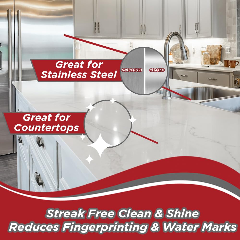 Stone Pro All-in-One Countertop Cleaner Spray - for Quartz, Granite, Marble & More!