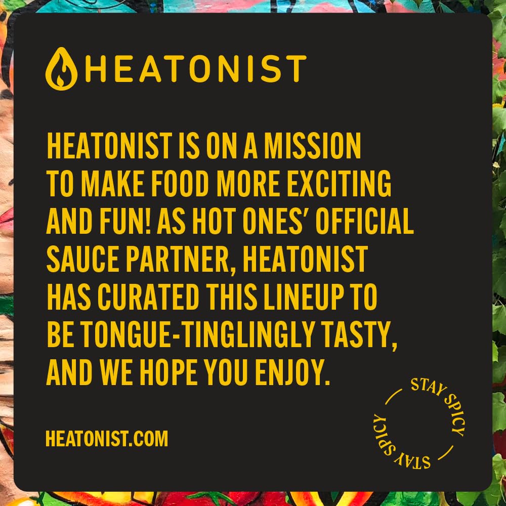 Hot Ones Hot Sauce Challenge Set - Season 26 Heat - Gift Sets Variety Pack - Made with Natural Ingredients - Unique Small Batch Sampler - 5 fl oz