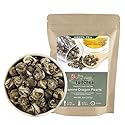 FullChea - Jasmine Pearl Tea - Jasmine Dragon Pearls - Loose Leaf Green Tea - Jasmine Green Tea with Delightful Aroma 4oz / 113g