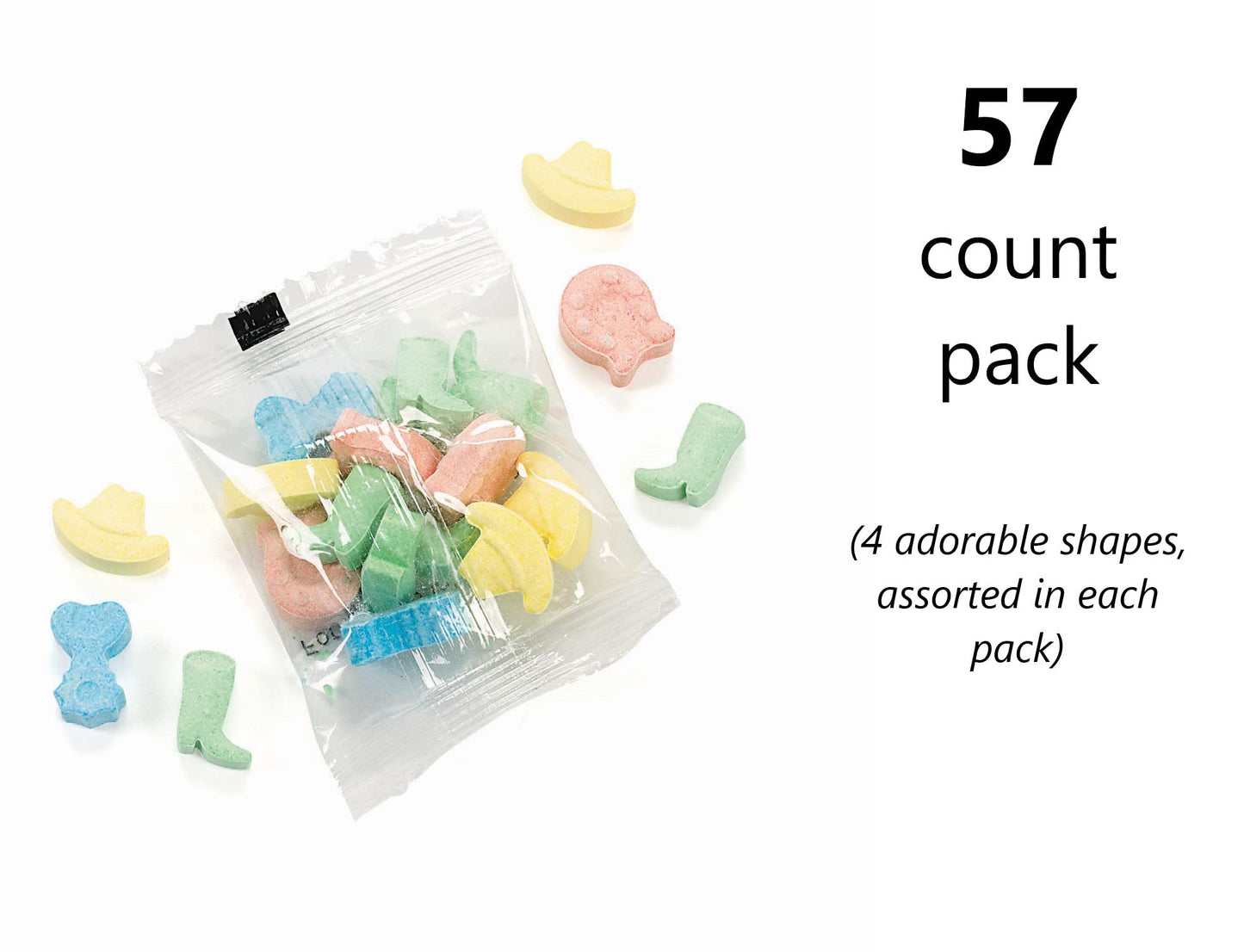 Fun Express Western Party Favors Cowboy Candy - Bulk Individually Wrapped Horse Boot Hat Shaped Candy for Cowboy Birthday Rodeo Ranch Wild West Themed