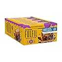 FULFIL Protein Snack Bars, Chocolate Peanut Caramel Flavored, Gluten Free with 15g Protein, Pantry Staples, 12 Count
