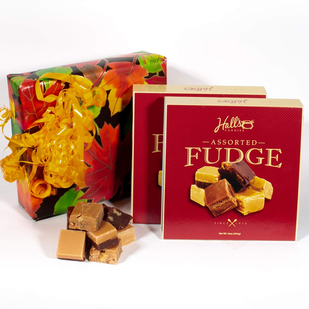 Autumn Glow Gift Box, 2 Pounds Chocolate Fudge