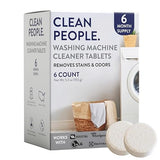 THE CLEAN PEOPLE Washing Machine Cleaner - Washer Machine Cleaner Tablets for Removing Odor, Grime & Scale Buildup - Front Load and Top Load Laundry