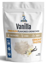 Royal Flavorings Vanilla Premium Flavored Frappe Drink Mix for Blended, Iced or Hot Drinks, Stand up Resealable Bag 3 Lb.