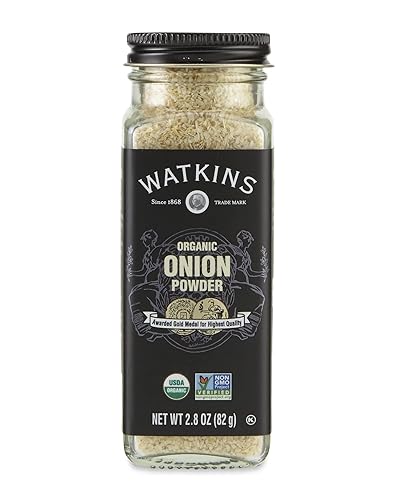 Watkins Gourmet Organic Spice Jar, Onion Powder, 2.8 Oz