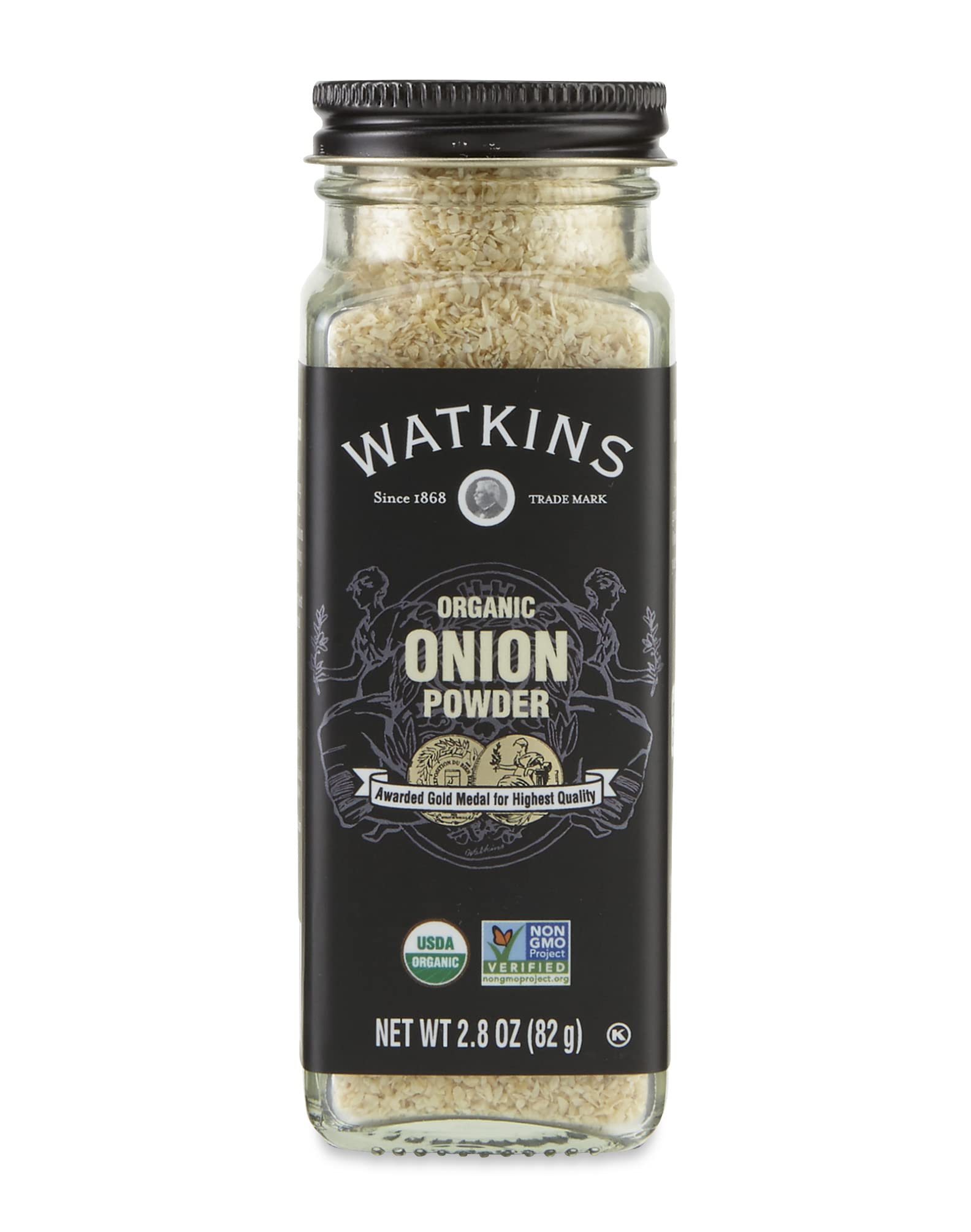 Watkins Gourmet Organic Spice Jar, Onion Powder, 2.8 Oz