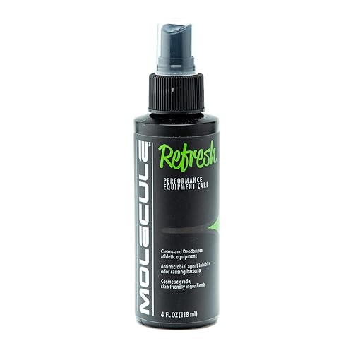Molecule Refresh Spray | Performance Apparel Care | Cleans and Deodorizes Racing Suites & Technical Fabrics | Signature Fresh Scent | 4 Ounces