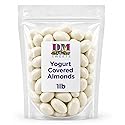 Yogurt Covered Almonds - 1 lb of White Sweet Yogurt Dipped Fresh Almonds