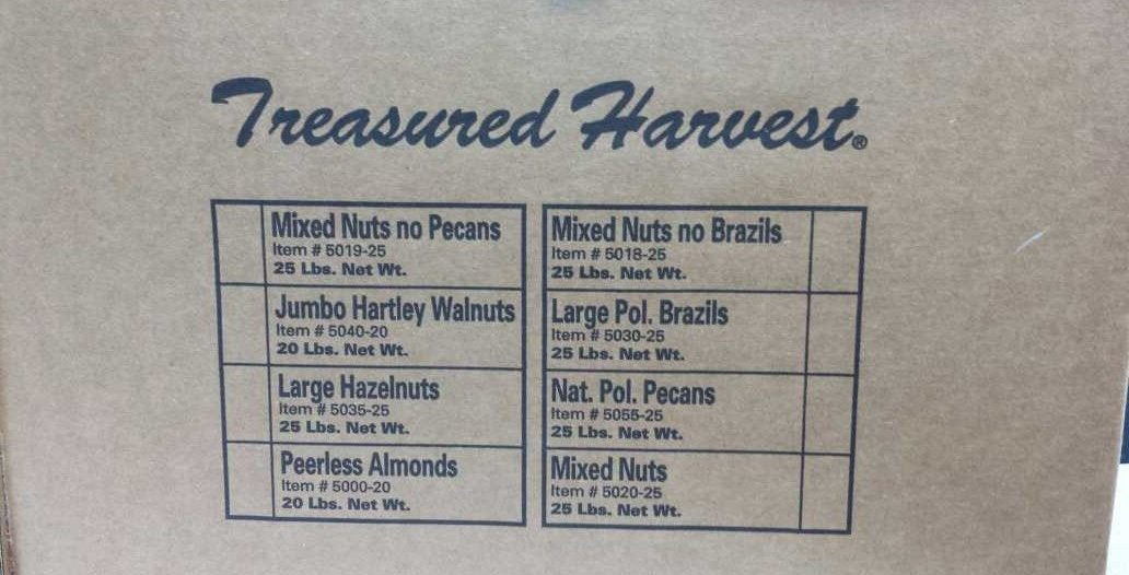 Mixed Nuts - No Brazils - In Shell - 25 lb.