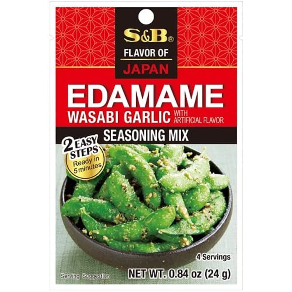 Wasabi Garlic Edamame Seasoning Mix 24g
