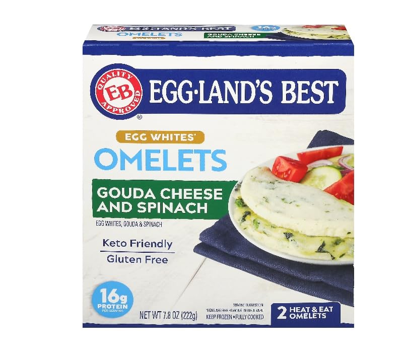 Eggland's Best 2ct Egg White Spinach and Gouda Omelet