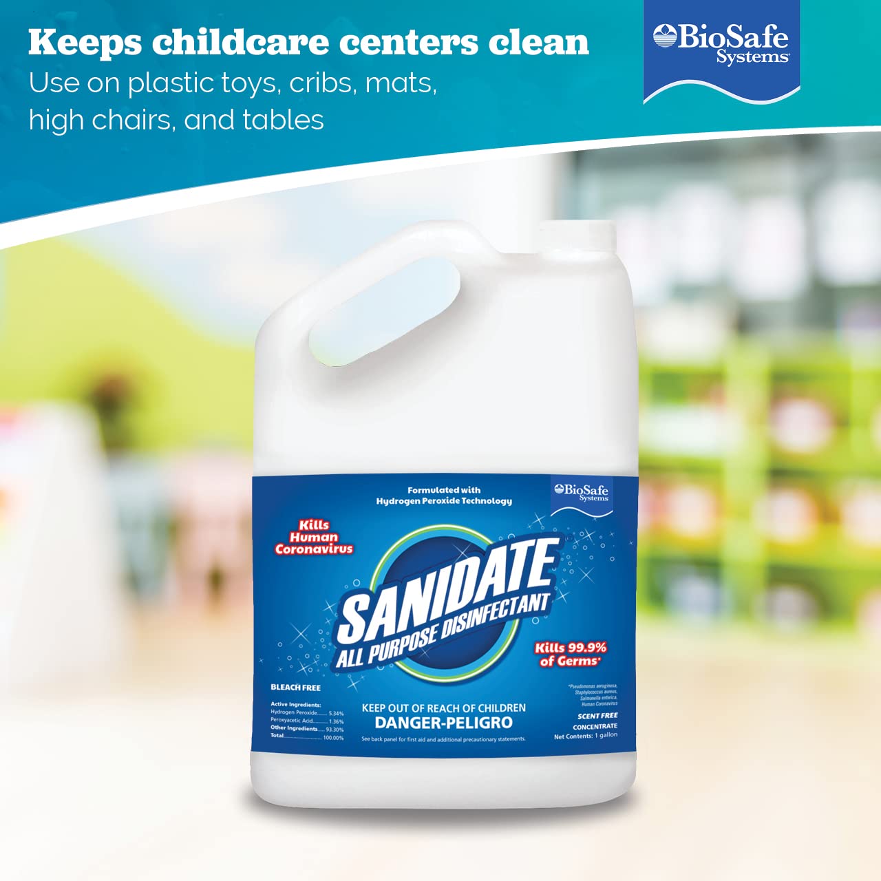 SaniDate® All Purpose Disinfectant, 1 Gallon, unscented
