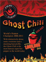 Red Ghost Pepper Mash - aka Bhut Jolokia by Magic Plant | Embrace the Ghostly Bite | 1M SHU | Distinctive Rich Fruity Flavor | Fresh Pepper