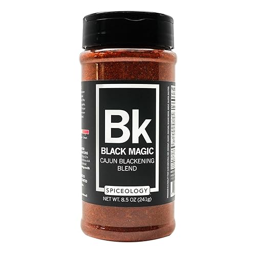 Black Magic Cajun Blackening Blend by Spiceology | Bold & Savory Blackening Seasoning for Chicken, Fish, Turkey, and More | Versatile Cajun Spice