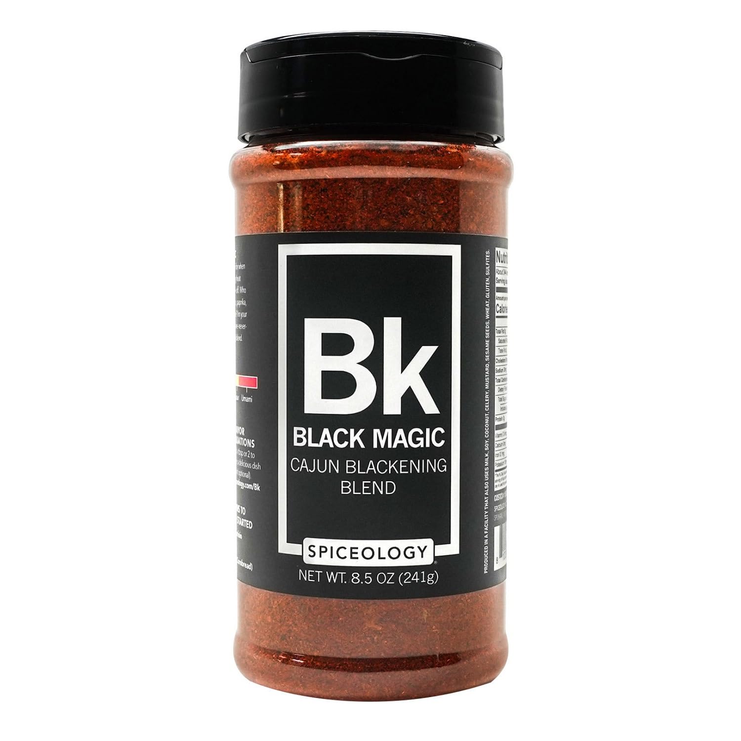Black Magic Cajun Blackening Blend by Spiceology | Bold & Savory Blackening Seasoning for Chicken, Fish, Turkey, and More | Versatile Cajun Spice