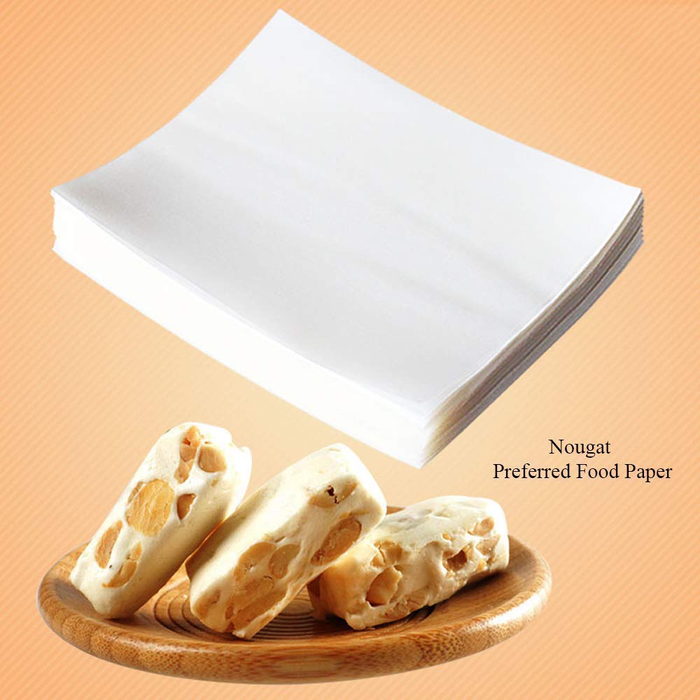 1000 Sheets Glutinous Rice Paper Edible Candy Rice Paper Rice Candy Edible Wrapper for Candy and Chocolate Making 3.15x2.36 Inches