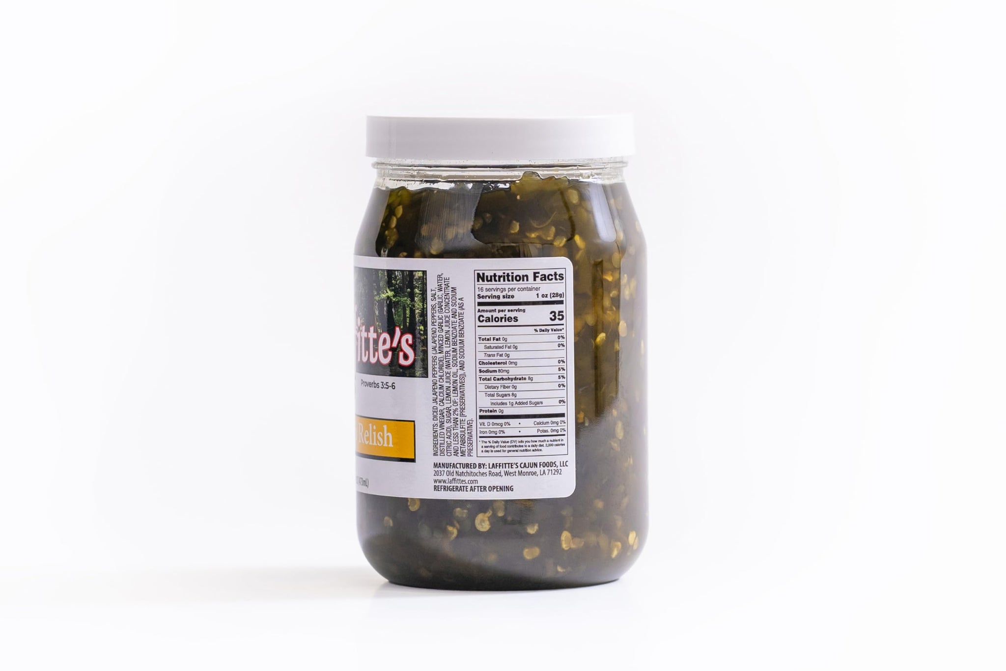Laffitte’s Cajun Foods Gift Basket - 4 Pack Sweet & Spicy Pickles and Relish (16oz Each) | Candied Jalapeños, Jalapeño Relish, Sweet Pickle Relish