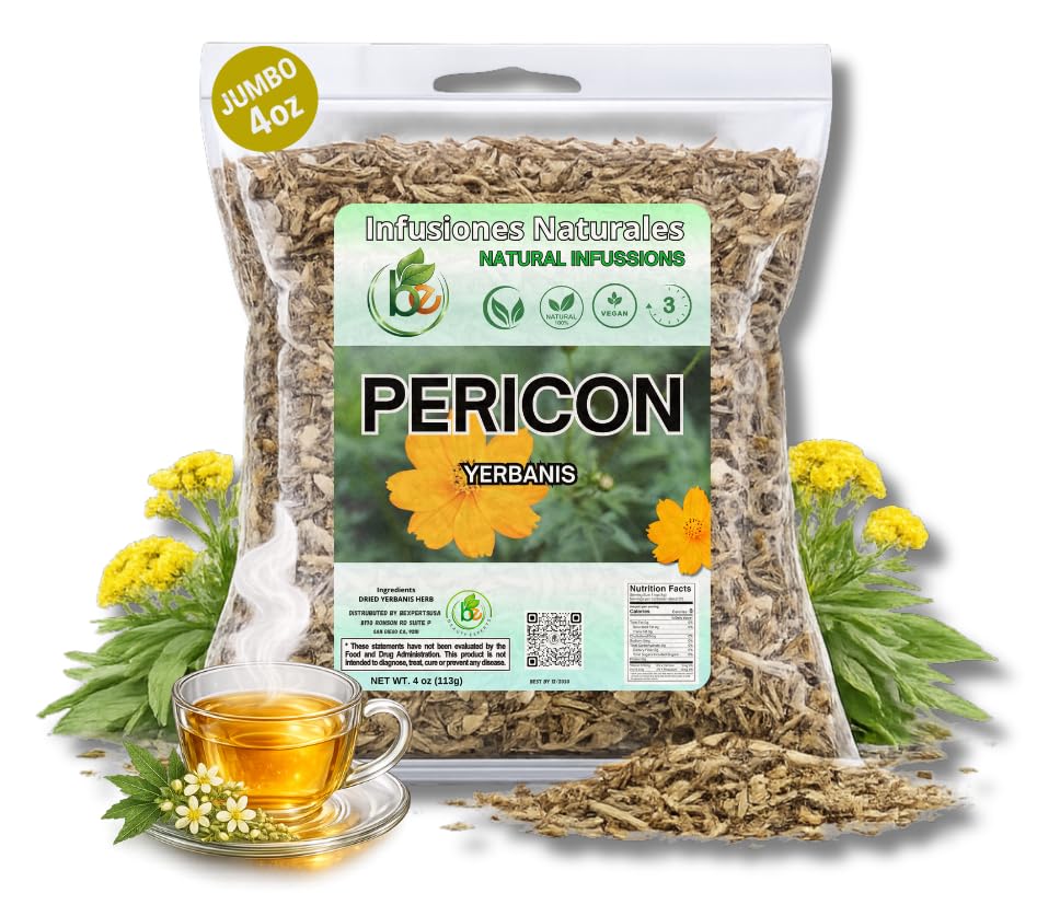 PERICON - Pericon (Yerbanis) Herbal Tea 4 oz, 100% All Natural Fresh Tea- vegan-raw