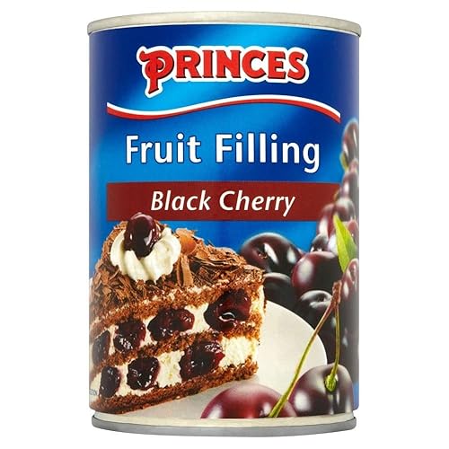 Princes Fruit Filling Black Cherry (410g) - Pack of 2