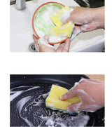 Ewanda store 20 Pcs Scrub Sponge Dish Cleaner Pad Sponge Scrub Brushes Kitchen Sponge Cleaner