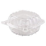 DCCC57PST1 - Clearseal Plastic Sandwich Hinged Container, 6 X 5-4/5 X 3, Clear, 125/pack