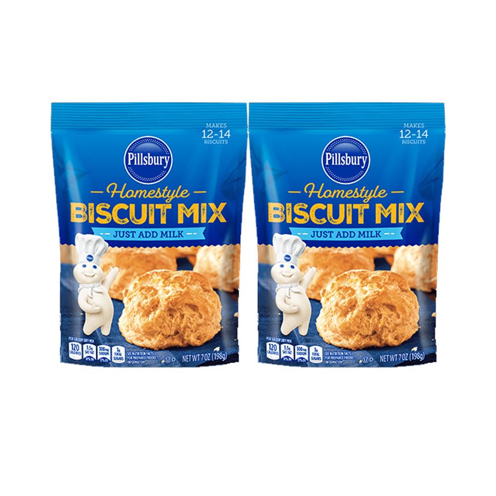 Pillsbury Homestyle Biscuit Mix, 7 oz - Palatize Pack of 2