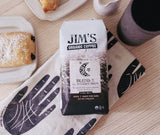 Jim’s Organic Coffee - Blend X AKA Witches Brew: Whole Bean Very Dark Roast (11oz) -100% Arabica Coffee Beans - USDA Certified Organic - Kosher